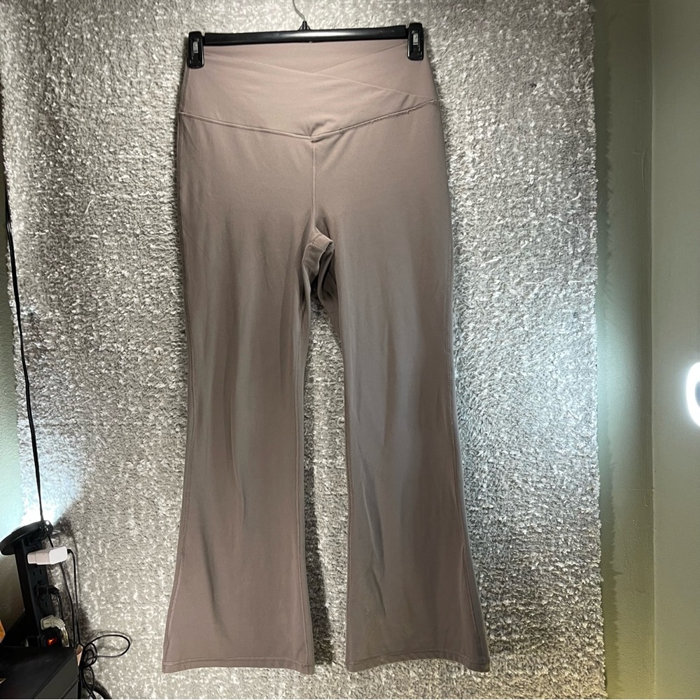 Yogalicious Womens Flare Yoga Leggings Pants‎ Brown XXl Training Gym Casual